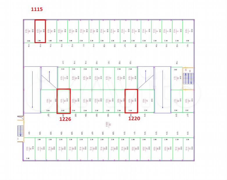 Машиноместо, 12 м²