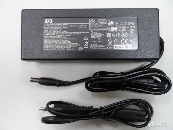 Блок питания для ноутбука HP 19.5V 6.15A 7.4x5.0мм