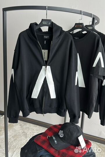 Худи Zip Balenciaga premium