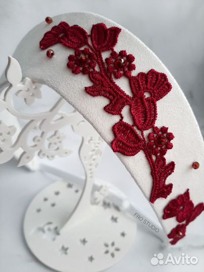 Ободок кокошник для волос