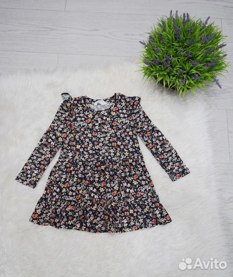Фирменные платья с рукавом девочки 86-92 см