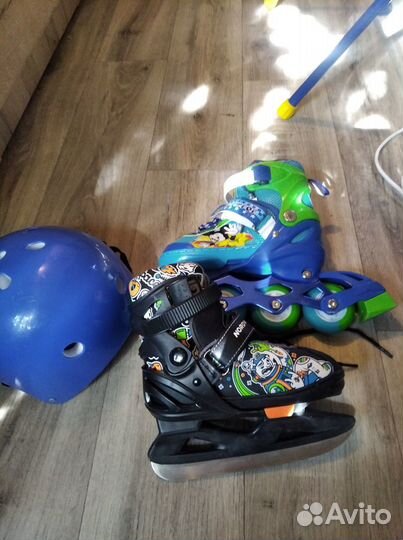 Роликовые коньки хоккейные