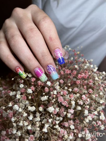 Маникюр с покрытием