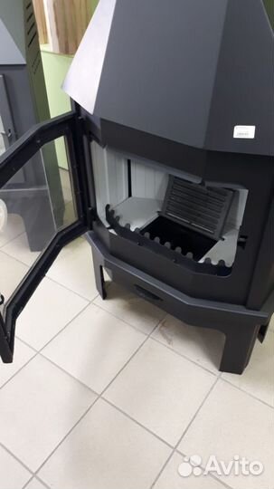 Камин Мюнхен Пристенно-угловой чёрный