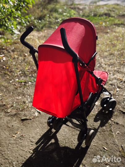 Коляска трость Chicco London красная бу