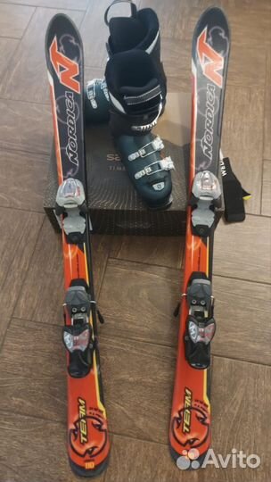 Горные лыжи детские комплект