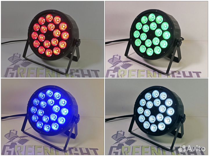 LED Par 18x12 SlimEco 2024 :: ду+DMX/DMX