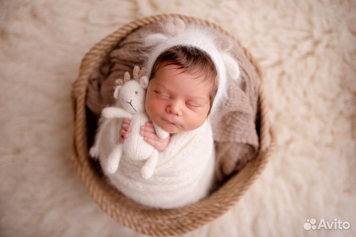 Фотосессия новорожденных newborn у вас дома