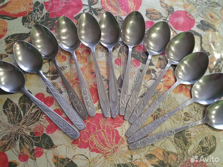 Вилки, ложки. Нержавейка, много