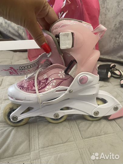 Роликовые коньки детские раздвижные