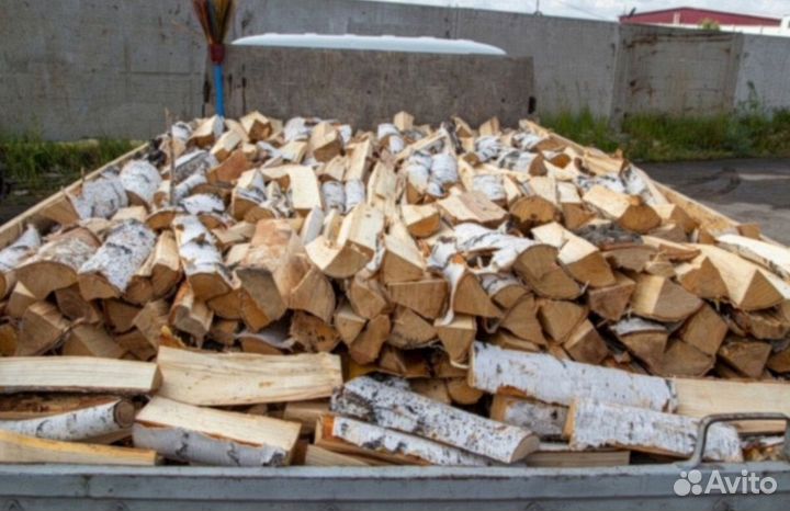 Дрова березовые колотые