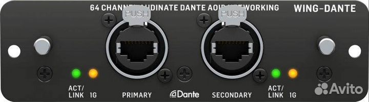 Карта расширения Behringer wing-dante