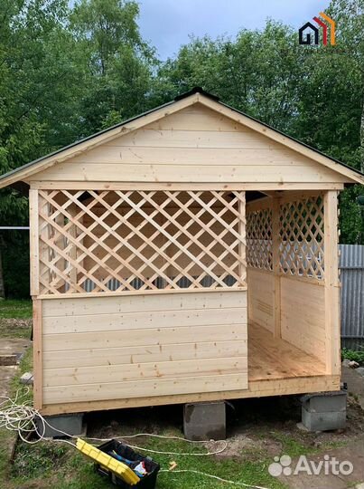 Беседка открытая 3х5