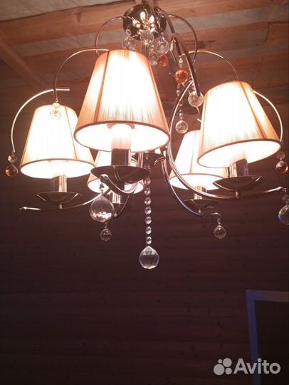 Люстра потолочная подвесная бу
