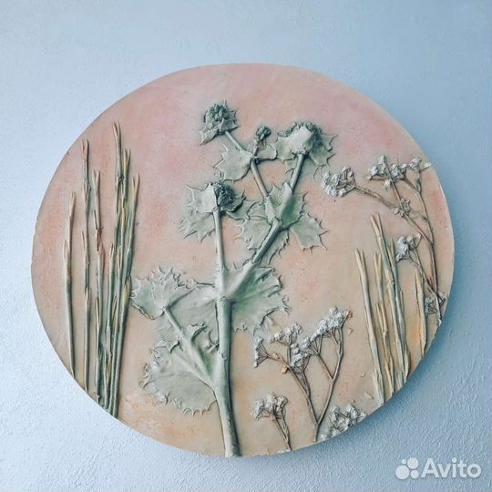 Изготовление ботанического барельефа