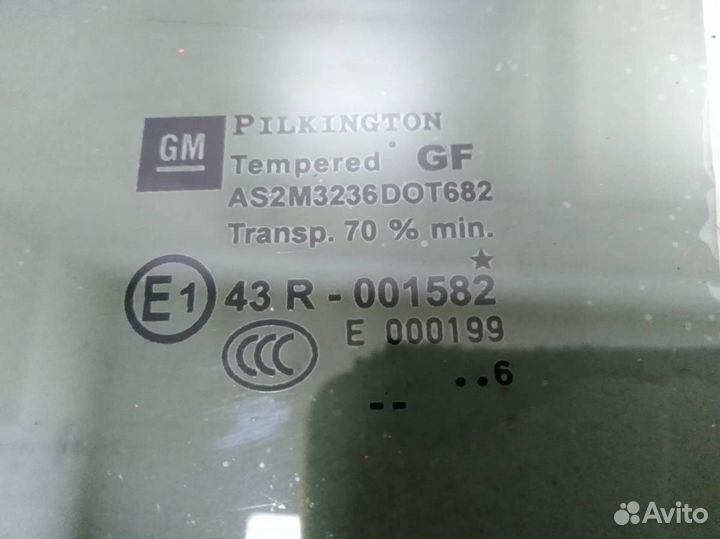 Стекло двери задней левой Opel Astra H / Family 20