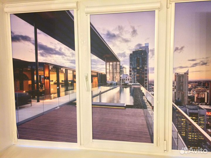 Рулонные шторы с фотопечатью