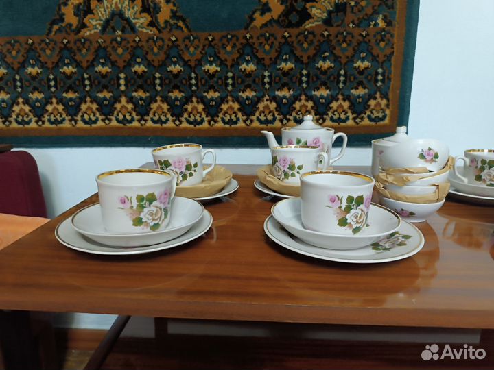 Чайно- кофейный сервис на 6 персон СССР