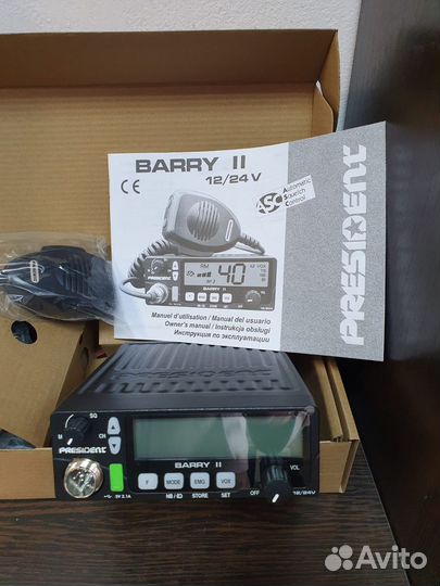 Автомобильная рация President barry ll 12/24 новая