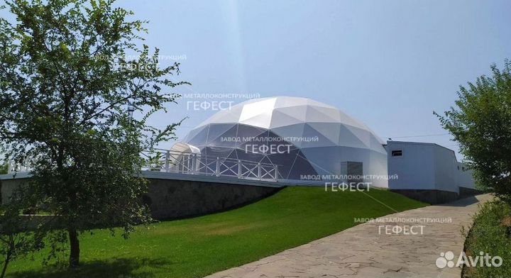 Шатер купольный для мероприятий диаметр 20м