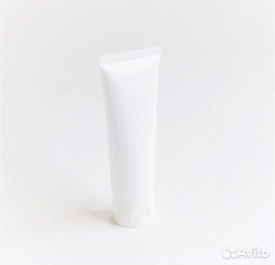 Тюбик 50мл пластиковый с откидной крышкой флип топ