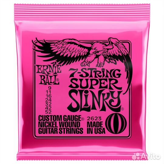 Ernie ball 2623 Nickel Wound Slinky Super 9-52