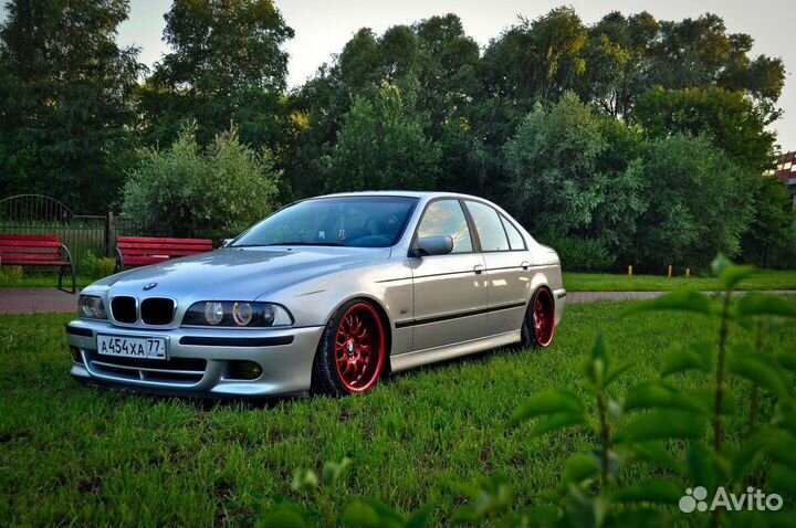 Передний бампер M Style BMW 5 E39 с планкой