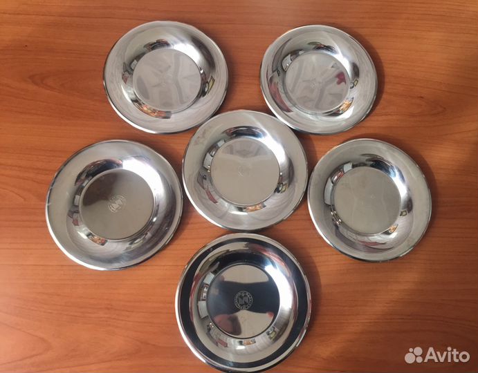 Цептер - блюдца новые 6 шт, оригинал, два вида