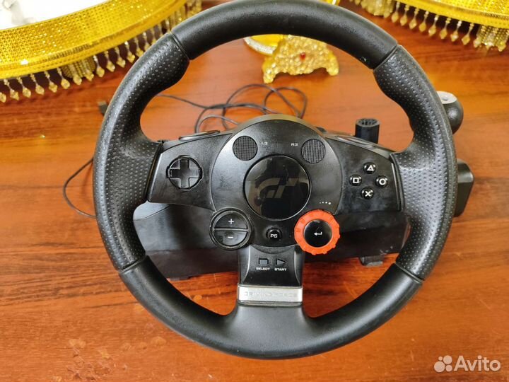 Игровой руль logitech driving gt