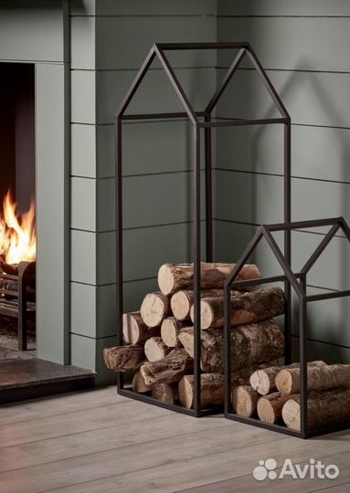 Стеллаж из металла для хранение дров на заказ