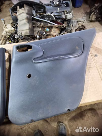 Дверные карты задние chevrolet lanos