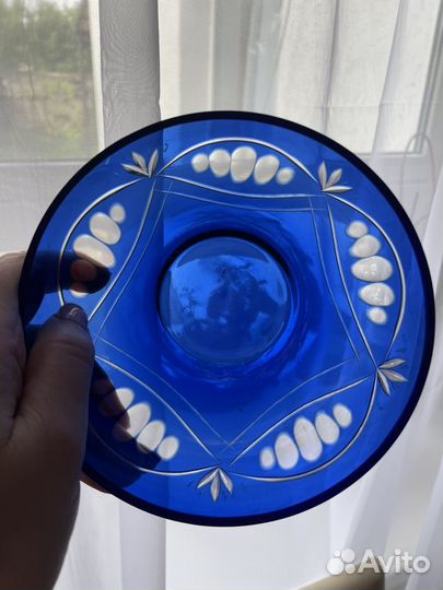 Ваза для фруктов на ножке СССР, конфетница