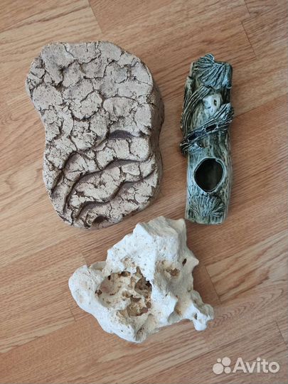 Декор для аквариума 3шт