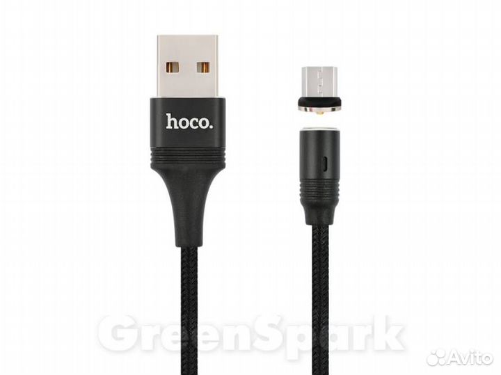 Кабель USB hoco U76 2.4A Micro USB 1,2м магнитный