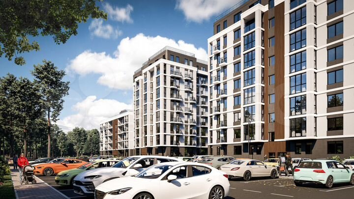 2-к. квартира, 77,2 м², 4/9 эт.