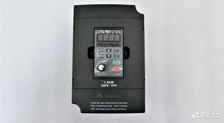 Преобразователь частоты 1,5кВт однофазный
