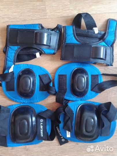 Ролики раздвижные, шлем, защита