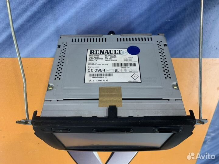 Магнитола Renault kaptur