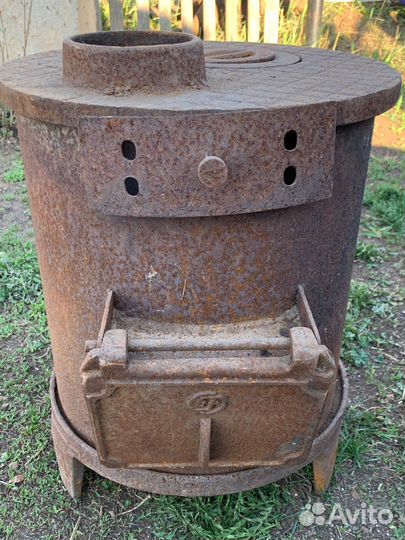 Печь буржуйка чугунная разборная
