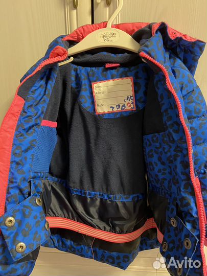 Куртка зимняя для девочки 92