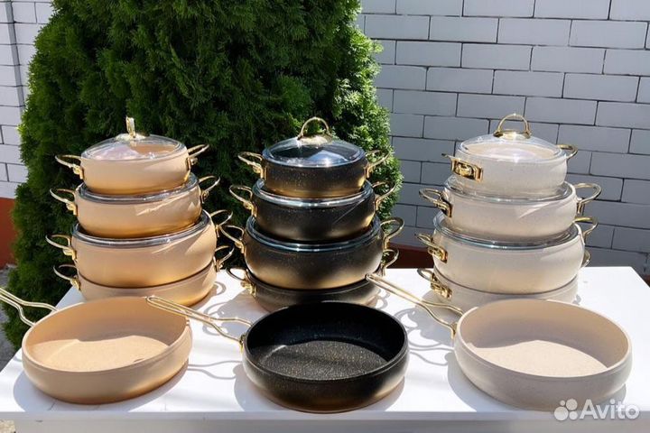 Набор кастрюль новый parem
