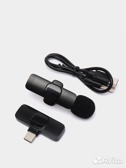 Беспроводной Петличный микрофон iPhone/android