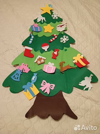 Ёлка из фетра