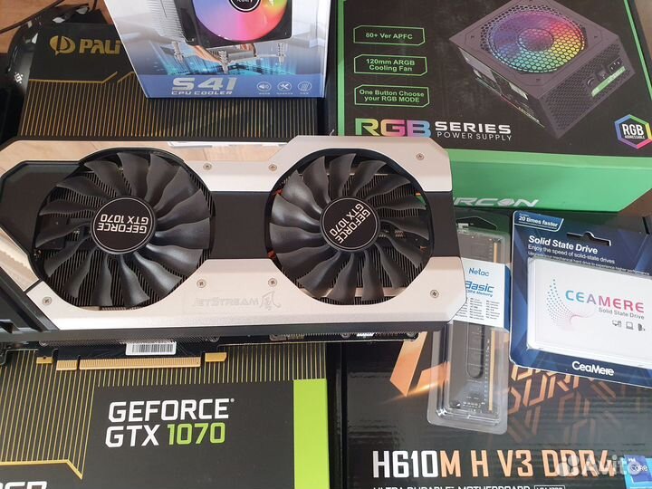 Новый Игровой пк i5 12400f/DDR4 16gb/Gtx 1070 8g
