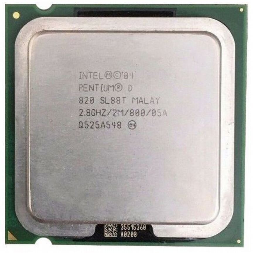 [SL88T] Процессор Intel Pentium D 820 2.80 Ghz Sl88t