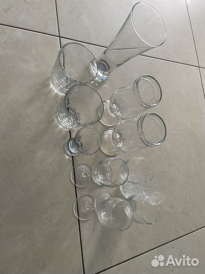 Стаканы и рюмки