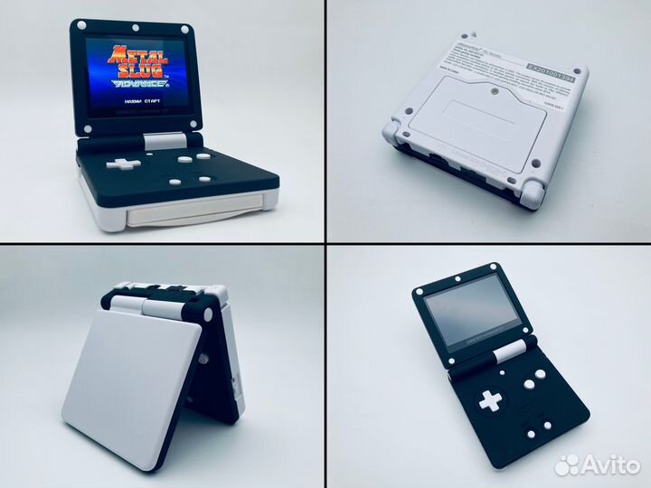 Game Boy Advance SP (AGS-101 или IPS) «B/W»