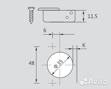 Петля полунакладная с доводчиком 100 гр (C85B6A5F)