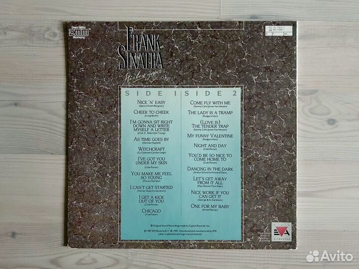 Винил Frank Sinatra – His Best Years (LP) NL 1987
