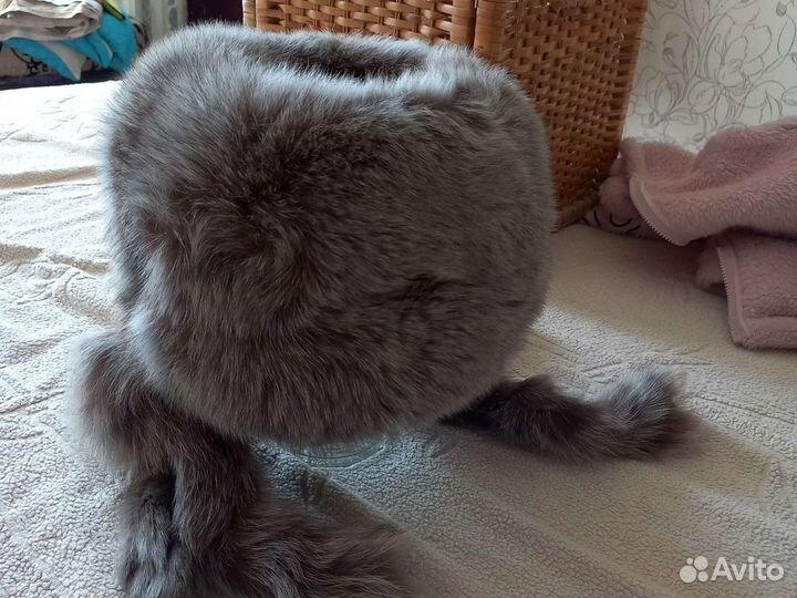 Шапка песцовая натуральная